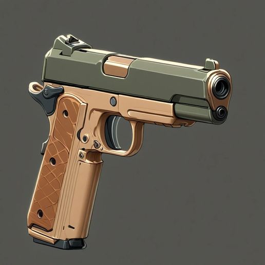 STL file M1911 Pistol - STL Printable 🔫 ・Design to download and 3D ...