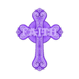 cross25 faith 3dprinter.stl croce 25 Speranza Amore Fede