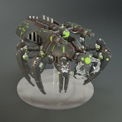 cam1..jpg Космический арахнобот 3D печатная модель