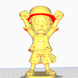 Luffy1.png Affe D. Luffy - One Piece stilisierte Figur (Joy Boy Pose)