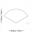1-3_of_pie~5.25in-cm-inch-top.png Slice (1∕3) of Pie Cookie Cutter 5.25in / 13.3cm