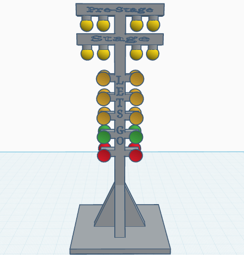 🌳 Drag Racing Tree Draglight・ STL File for 3D printing・Cults