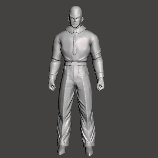 Staff Officer Black 3D Model - 3D model önizlemesi