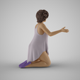 038335.png Kneeling Compassionate Woman