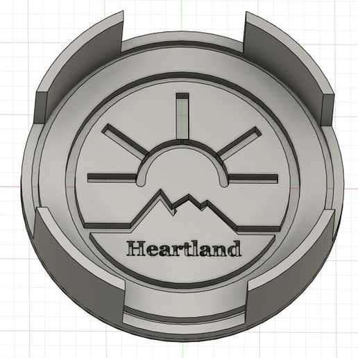 Download STL file Heartland Coaster Holder • Template to 3D print • Cults