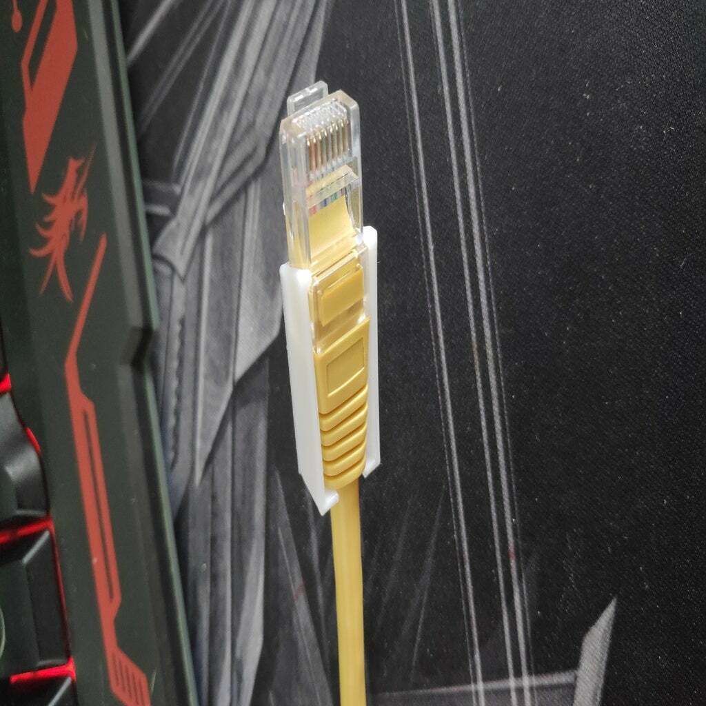 Free STL file Long RJ45 Broken clip fix・3D printing idea to download・Cults