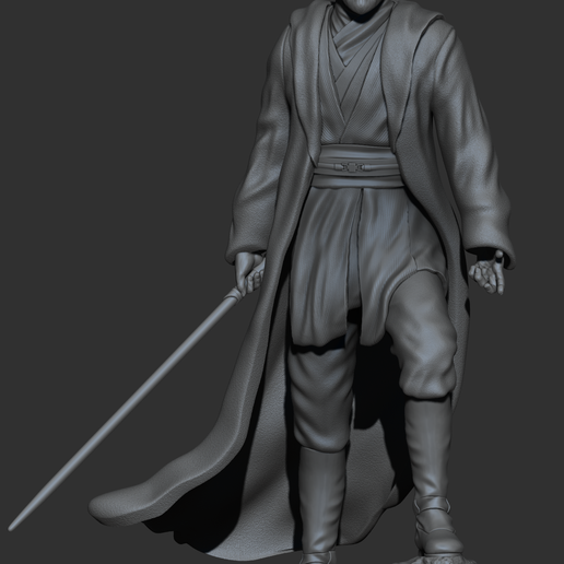 Render6.png Télécharger fichier STL Impression 3D d'Obi-Wan Kenobi • Modèle pour impression 3D, CarlosE