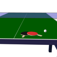 5.png Tennis Racket TENNIS 3 PLAYER GAME 3D MODEL FIELD STADIUM SCENE PING PONG TABLE TENNIS BALL