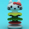 2.jpg Introducing the Cute and Fun Dismantlable Hello Kitty Burger!