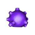 koffing liso sin guia para pintado profesional.stl Koffing / Weezing / Pokemon
