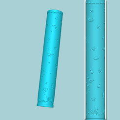 b.png STL file Texture Roll 19 - Deep Sea - Fondant Decoration Maker・3D printer model to download