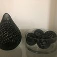 Vase-and-Spheres-2.jpg Waterdrop Perforated Vase - Part of the Perforated Décor Collection