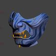 02.jpg Ghost Of Tsushima - Ghost Mask Patterned - High Quality Details