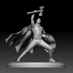 reender 1.jpg Fichier OBJ thor modèle 3d・Modèle à télécharger et à imprimer en 3D