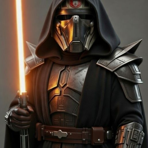 Gray Jedi "Reclaimer" star wars Face Mask - Original Concept