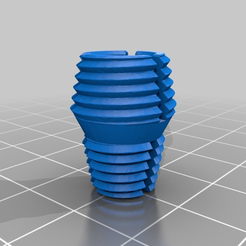 2423d5df781f0e4fb68d58728cdea2d7.png Free 3D file Self-centering tapered-thread Z-axis coupling [v2] Anet Edition・3D printable model to download