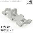 Type-3A-rear.jpg 1/35th Type 3A single link workable tracks Kgs 61/400/120 Panzer III IV