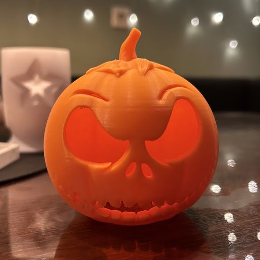 3D printer jack and oogie boogie jack o'lantern pumpkin lamp • made ...