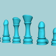 Penis Chess Set by Team Guapos, Download free STL model