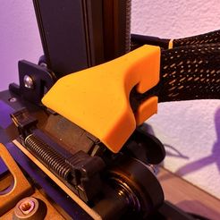 5b4cd681-2fb7-42a1-b7a9-9336530effbd.jpeg Free STL file CREALITY ENDER-3 S1 PRO - CABLE HOLDER EXTRUDER・3D printable model to download