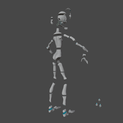 Image0020.png Donna Beneviento Angie Doll 3D Model Digital File - Residual Evil 8 Cosplay - Donna Beneviento Cosplay - 3D Printing- 3D Print - RE8