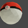 5.png Lowpoly And Normal Version of Pokeball penstand / Vase Collection
