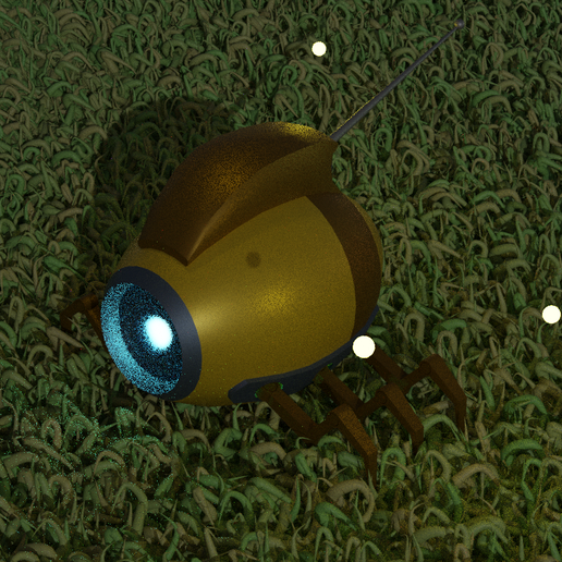 Sci-Fi Spider Probe Drone – Exploration Robot