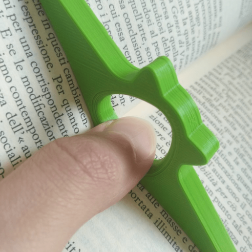 Thumb book holder 3D model