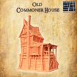 Old-Commoner-House-3-re.jpg Old Commoner House 28 MM Tabletop Terrain