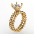 11.jpg Free STL file Ring- Wedding and band・3D printable design to download