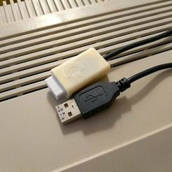 PS2-20.jpg Descargue el archivo STL gratuito Carcasa para adaptador de ratón de Micro Amiga • Objeto de impresión 3D, tahustvedt