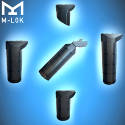 download.png MLOK Zenitco Grip Set / 45 Degree Mount