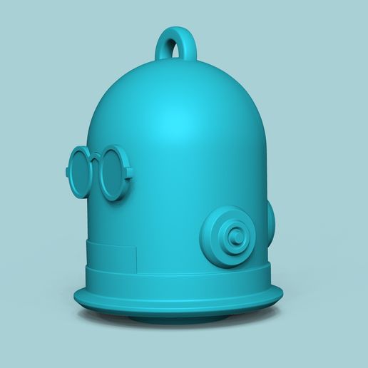 r12.jpg Deadlock Dynamo Head Keychain STL - Game Character