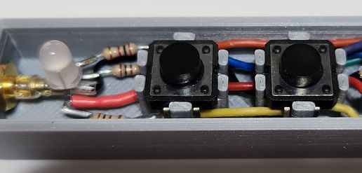 🧞‍♂️ XIAO ESP32C3 Two Button Remote with tri-color LED・Free STL File ...