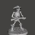 SkellPirate08.JPG 28mm Undead Skeleton Pirate Miniature
