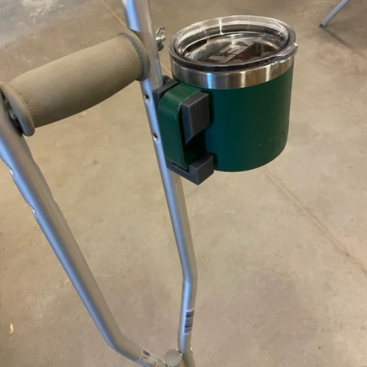 Yeti Crutch Holder 3D model