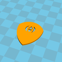 mCapture.PNG Télécharger fichier gratuit mediator guitare / guitar pick • Design pour imprimante 3D, Lys