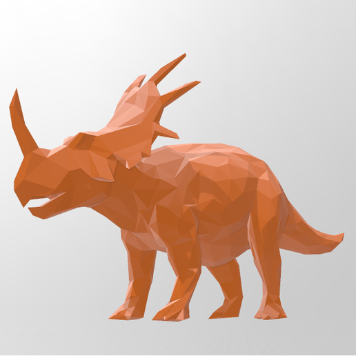 STYRACOSAURUS LOWPOLY 3D model