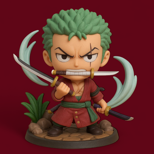 One Piece Zoro Chibi