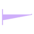 polysoup.stl Push Pin Shelf Bracket for 6" x 1/8" board