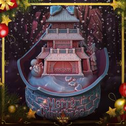 shizuka.jpg 3D file Snow Globe | Shizuka, Mythic Roll Ornament・3D printable model to download