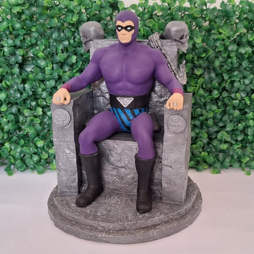 The Phantom Who Walks (The Phantom) on the Throne of Skulls ?