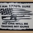 20231029_174240.jpg Commercial Gun sign bundle #1 Funny signs, duel extrusion