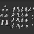 PD OS Yc AM&e = te Archivo 3D Manos y pies para muñeca BJD, modelo 3D STL para impresión 3D・Idea de impresión 3D para descargar