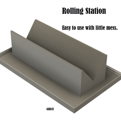 roll-4.png Fichier STL gratuit Station roulante AVEC PLATEAU・Plan pour impression 3D à télécharger