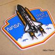 endeavour-nasa-space-shuttle-nave-espacial-americana-cartel.jpg Endeavour, Spacecraft, Nasa, moon, astronaut, galaxy, cape, canaveral, launch, poster
