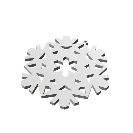 2.jpg STL file Christmas Snowflake Ornament_2・3D printable model to download, miniul