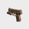 4.png Sig Sauer P365 Streamlight TLR7 Sub Real Size Scan Gun Mold