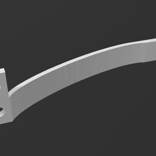 Tenlog TL D3 PRO back cable holder 3D model