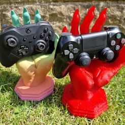 20230521_110742.jpg STL file Hell Hand Controller Stand・3D printable model to download